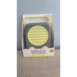 Vivitar Bluetooth Wireless Speaker Waterproof Gray & Green, 1PX4 Waterproof